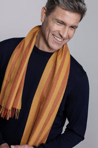 Elvang Denmark Bergen schal Scarf Rusty red/curry