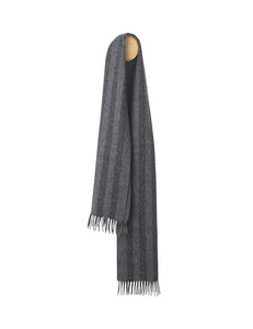 Elvang Denmark Bergen schal Scarf Grey/black