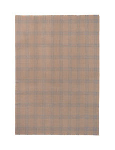 Elvang Denmark Check Decke Throw Camel/light grey