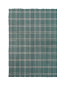 Elvang Denmark Check Decke Throw Green/light green