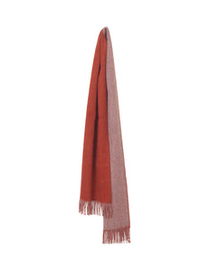 Elvang Denmark His and Her schal Scarf Rusty red/light grey