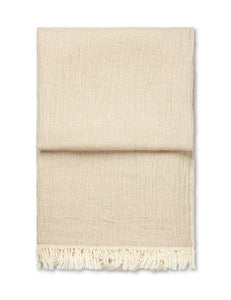 Elvang Denmark Lavender Decke Throw Beige