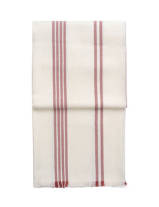 Elvang Denmark Lines Decke Throw Rusty red