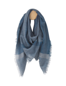 Elvang Denmark Milan schal Scarf Blue