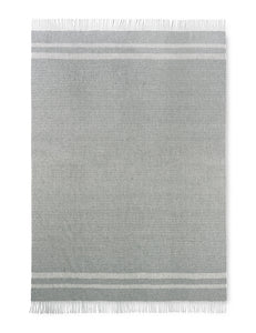 Elvang Denmark River Decken Throw Light grey/ivory