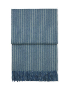 Elvang Denmark Stripes Decke Throw Mirage blue