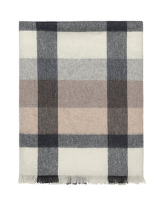 Elvang Denmark Intersection Decke Throw Camel/white/grey