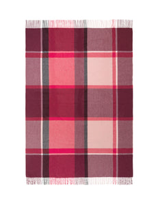 Elvang Denmark Manhattan Decke Throw Bordeaux/red