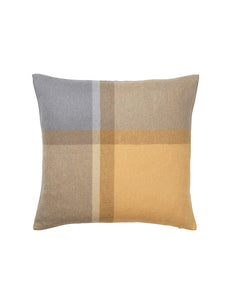 Elvang Denmark Manhattan Kissenbezug 50x50 cm Cushion Yellow ocher/smoked glass