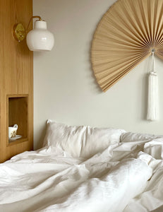 Elvang Denmark Star Bettkissenbezug 50x60 cm Bed linen White